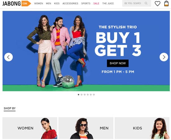 Jabong Shopping Site India