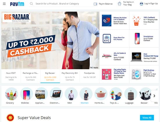 Paytm Online Shopping India