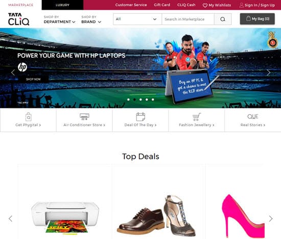 Tata CLiQ Online Shopping Sites in India