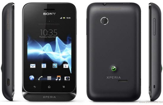 Sony XPERIA tipo Budgetd Smartphone On ICS